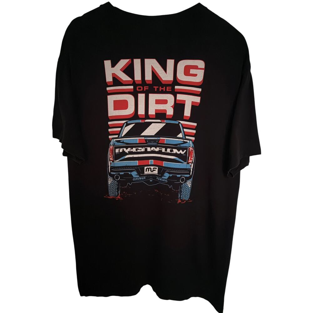 MagnaFlow Men's XL Black King of the Dirt Truck Graphic T-Shirt